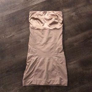 Spanx strapless body slip “slimmer & shine”